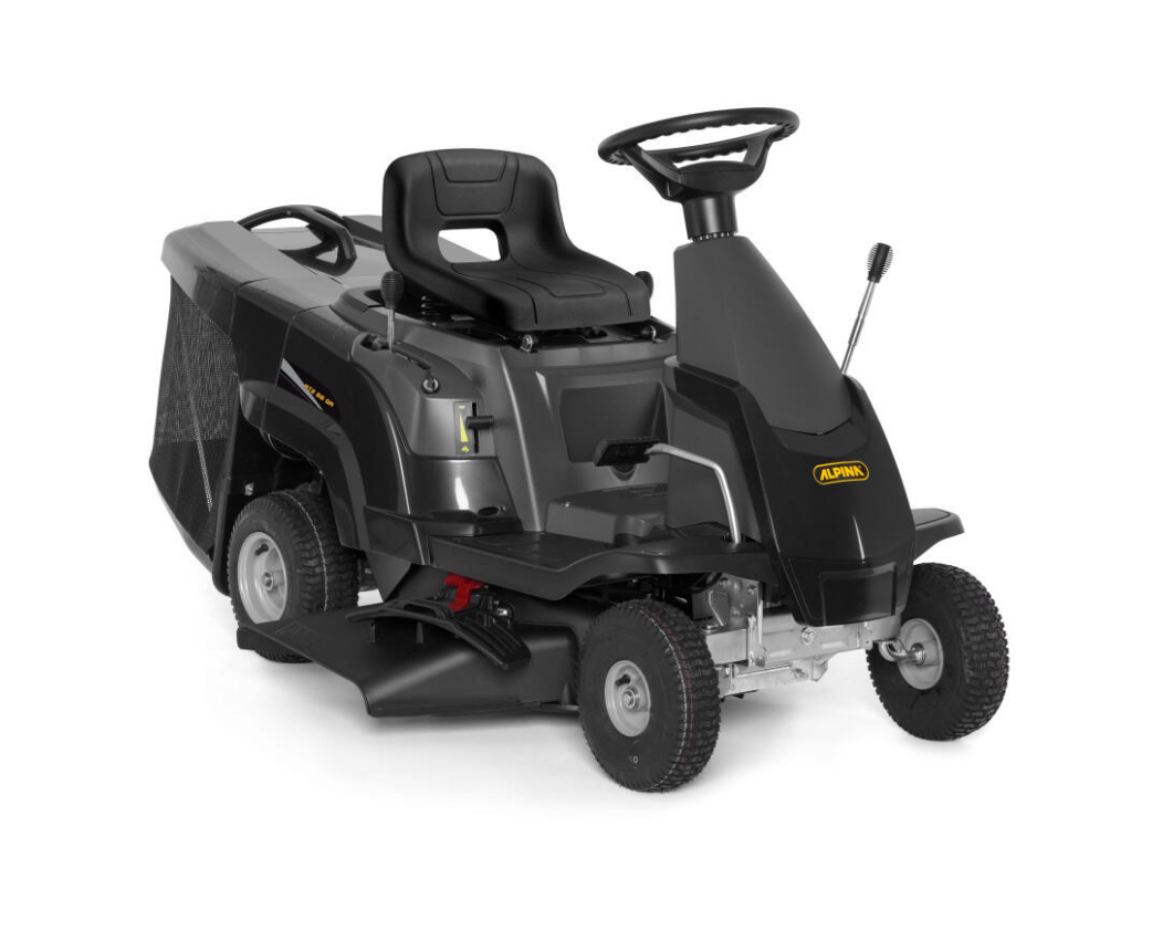 Tondeuse autoportée rider Alpina AT2 66 QA – 224 cm³, 66 cm de coupe, compacte et maniable