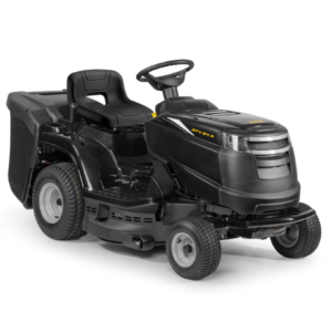 Tondeuse autoportée Alpina AT4 84A – 352 cm³, éjection arrière avec bac, tracteur tondeuse compact et performant