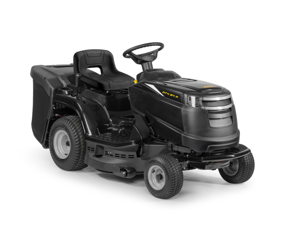 Tondeuse autoportée Alpina AT4 84A – 352 cm³, éjection arrière avec bac, tracteur tondeuse compact et performant