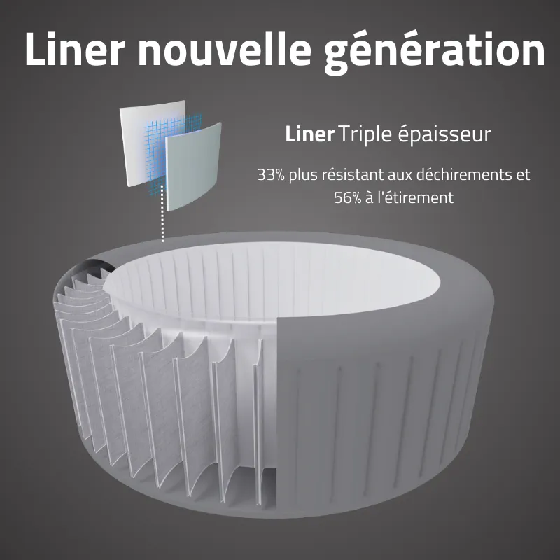 Spa Gonflable Bestway Lay-Z-Spa Baja AirJet 2 à 4 Places - immagine 4