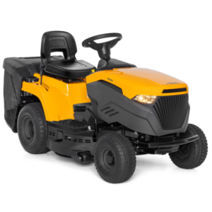 Tondeuse autoportée STIGA 352 cm³ – 84 cm de coupe, éjection arrière avec bac, tracteur tondeuse fiable