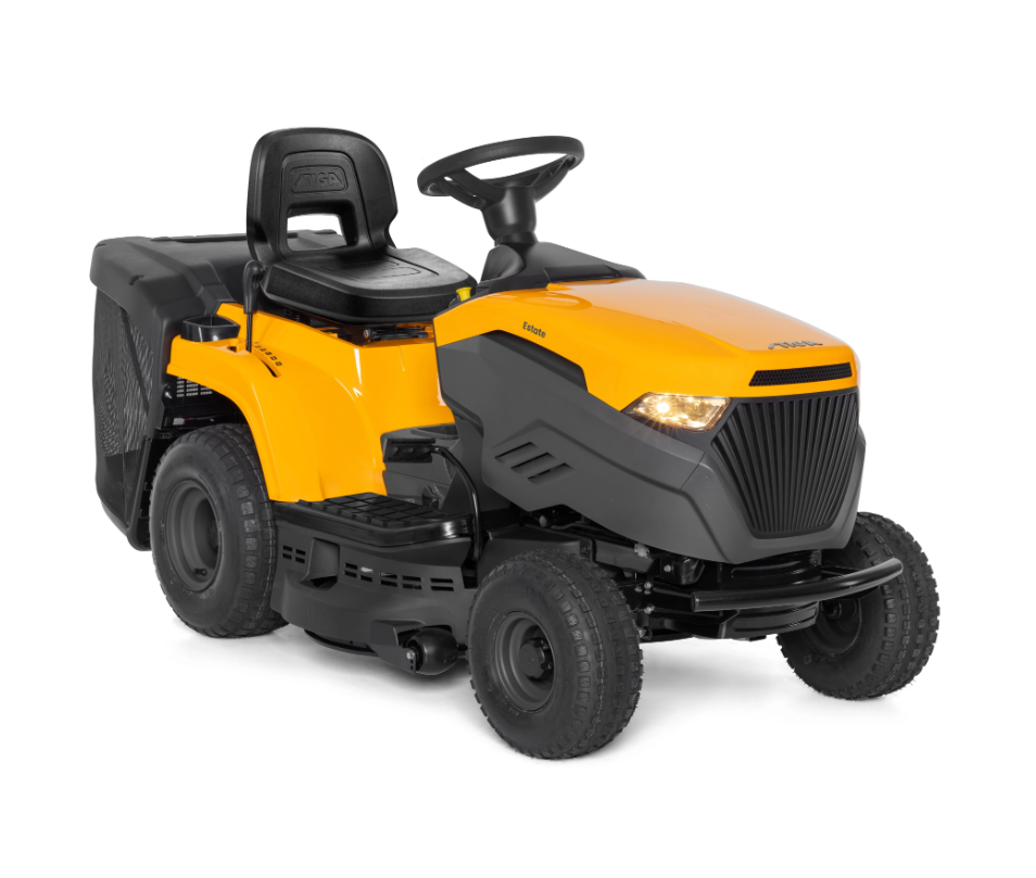 Tondeuse autoportée STIGA 352 cm³ – 84 cm de coupe, éjection arrière avec bac, tracteur tondeuse fiable