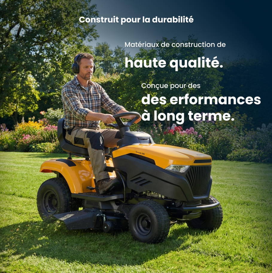 Tondeuse autoportée STIGA 432 cm³ – 98 cm de coupe, éjection latérale, tracteur tondeuse haute performance - immagine 5