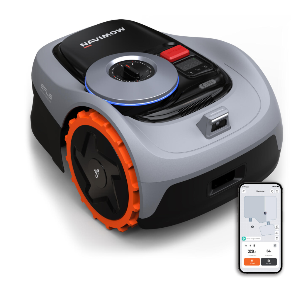 Robot tondeuse Segway Navimow i105E – Navigation GPS – Jusqu’à 500 m² – Sans câble