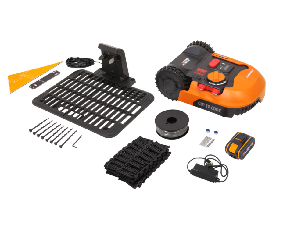 Robot tondeuse WORX Landroid WR155E – Jusqu’à 2000 m² – Connecté WiFi – Coupe bordures - immagine 2