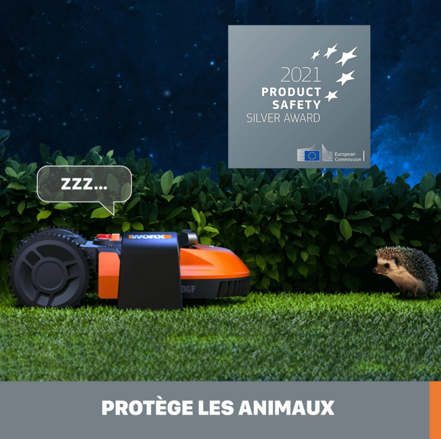 Robot tondeuse WORX Landroid WR155E – Jusqu’à 2000 m² – Connecté WiFi – Coupe bordures - immagine 7
