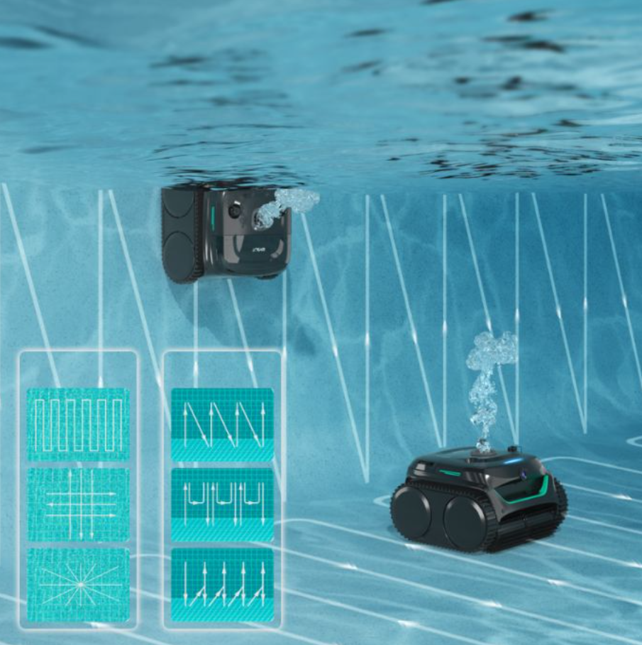 Robot piscine sans fil Wybot C2 Vision – Double filtration – Navigation intelligente – Application mobile - immagine 3
